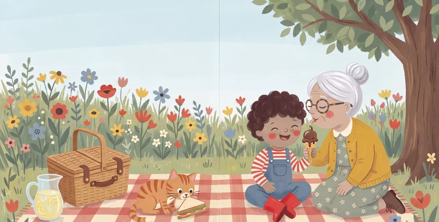 A page from Nana Loves You All Year Round