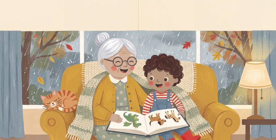 A page from Nana Loves You All Year Round