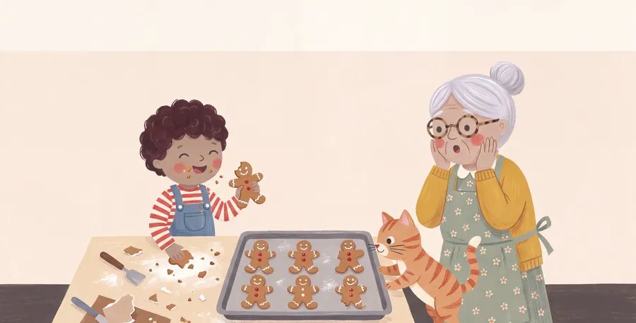 A page from Nana Loves You at Christmas